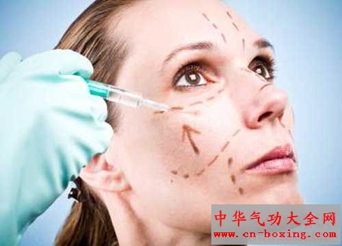 脸颊纹