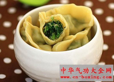 荠菜鸡蛋馅饺子