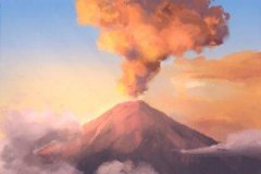 菲律宾火山喷发事件 蘑菇云现象 发布4级预警